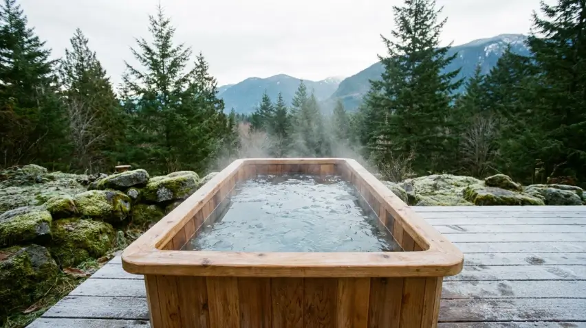 Keeping a Cold Plunge Clean Without Damaging the Wood in a Small Space